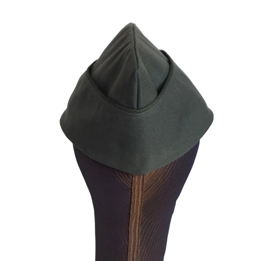 Vintage Olive Green Army Private Hat - Picture 2 of 16